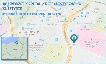 PORADNIA HEMATOLOGICZNA - WOJEWÓDZKI SZPITAL SPECJALISTYCZNY  W OLSZTYNIE - ŻOŁNIERSKA 16B,  OLSZTYN