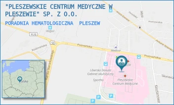 PORADNIA HEMATOLOGICZNA - "PLESZEWSKIE CENTRUM MEDYCZNE W PLESZEWIE" SP. Z O.O. - POZNAŃSKA 125A,  PLESZEW
